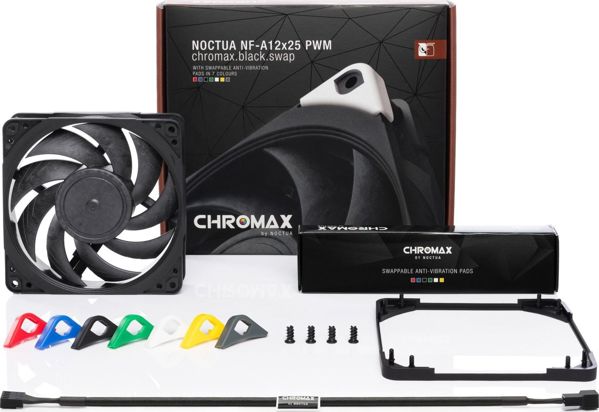 Ανεμιστήρας Noctua NF-A12X25 PWM chromax.black.swap