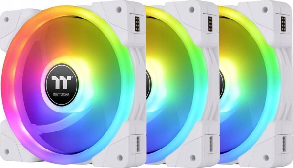 Wentylator Thermaltake SWAFAN EX12 RGB Λευκό 3-pack