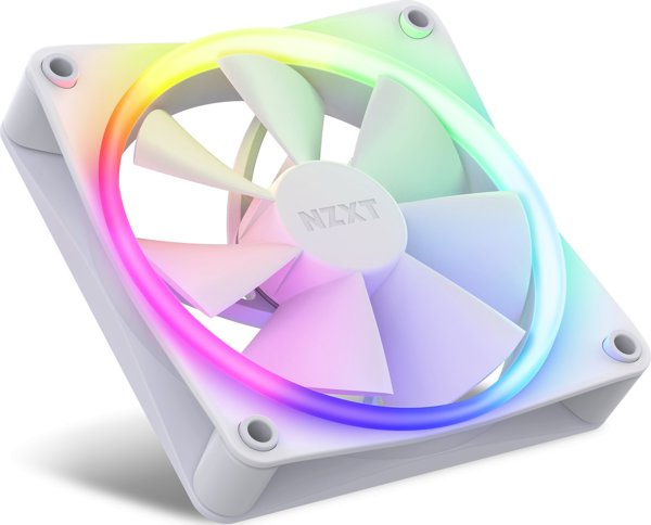 NZXT F120 RGB Ανεμιστήρες Υπολογιστή 120mm 3-Pack με Hub (RF-R12TF-W1) - PWM Control