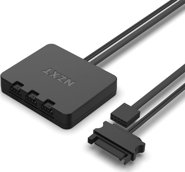 NZXT F120 RGB Ανεμιστήρες Υπολογιστή 120mm 3-Pack με Hub (RF-R12TF-W1) - PWM Control