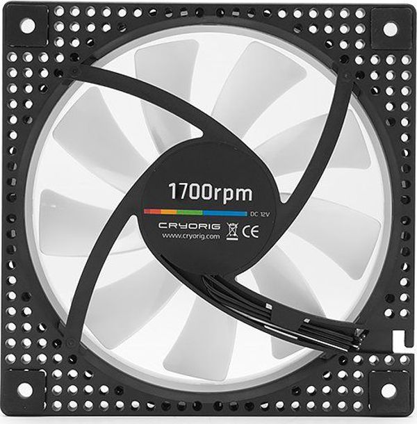 Cryorig Crona X 120 ARGB Ανεμιστήρας Υπολογιστή 120mm, 12V με Έλεγχο Ταχύτητας PWM (CR-XRX1)
