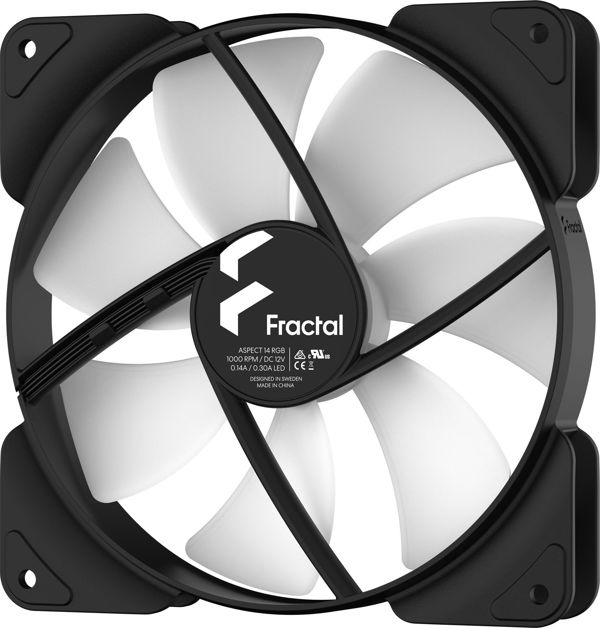 Ανεμιστήρας Fractal Design Aspect 14 RGB Μαύρο 3-Pack (FD-F-AS1-1406)