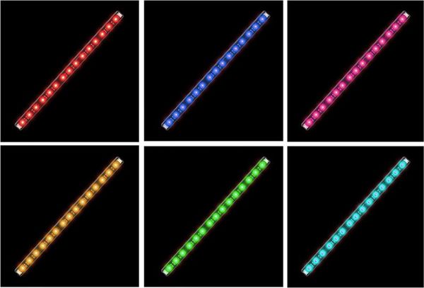 LC-Power Ανεμιστήρες PC 120mm RGB 2-Pack με LED Strip, Controller & Τηλεχειριστήριο (LC-CF-RGB-COMBO)