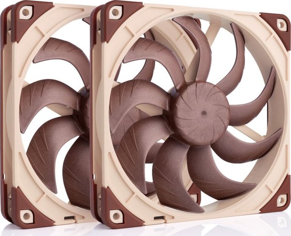 Noctua NF-A14x25 G2 PWM SX2-PP Ανεμιστήρας PC 140mm, 2-Pack, Καφέ