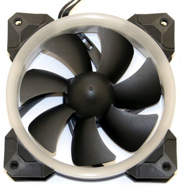 Wentylator EuroCase EUROCASE wentylator RGB 120mm (Turbine blade, FullControl Led)
