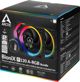 Arctic BioniX P120 A-RGB Ανεμιστήρας PC 120mm 3-Pack με Hub & Controller (ACFAN00156A)