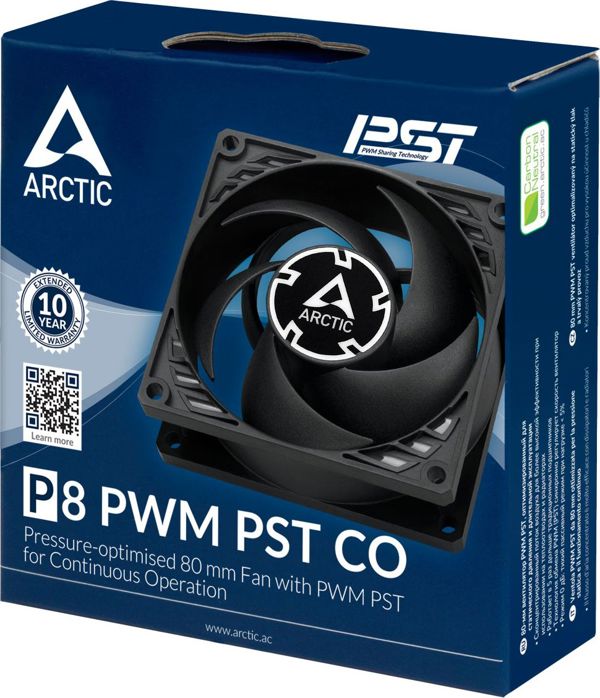 Arctic Ανεμιστήρας PC P8 PWM PST CO 80mm για Ψύξη Υψηλής Στατικής Πίεσης (ACFAN00151A)