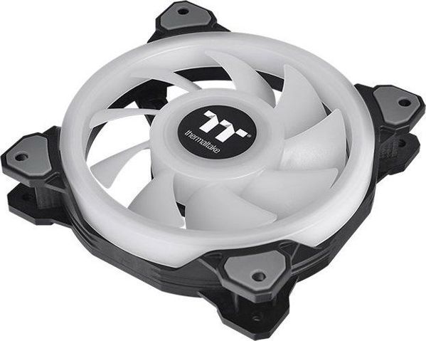 Thermaltake Riing Quad 12 RGB Ανεμιστήρας PC 120mm - Μαύρο (CL-F088-PL12SW-C)