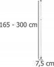 Wenko Ράγα Ντουλάπας HERKULES 165-300 εκ.