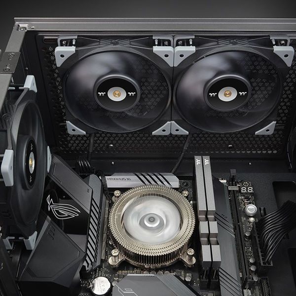 Thermaltake ToughFan 14 Ανεμιστήρας Υπολογιστή 140mm PWM Υψηλής Στατικής Πίεσης (CL-F118-PL14BL-A)
