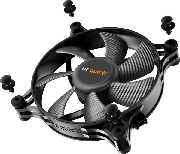 Wentylator be quiet! Shadow Wings 2 120mm PWM Czarny (BL085)