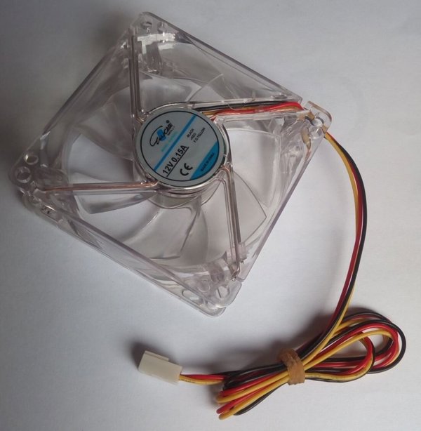 EuroCase Wentylator 80mm RGB 12V/0,15A (3-pin)