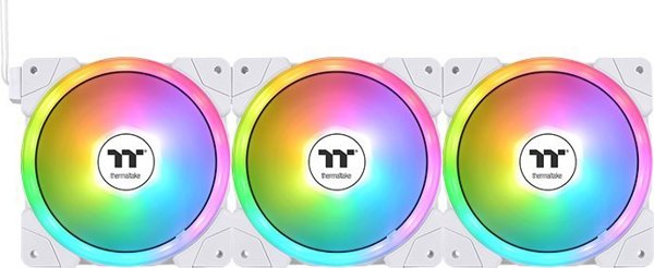 Wentylator Thermaltake SWAFAN EX12 ARGB Bialy 3-pack (CL-F169-PL12SW-A)