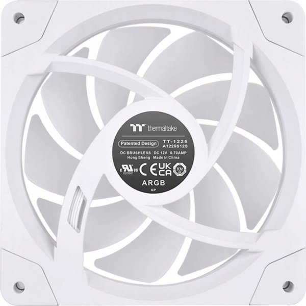 Wentylator Thermaltake SWAFAN EX12 ARGB Bialy 3-pack (CL-F169-PL12SW-A)