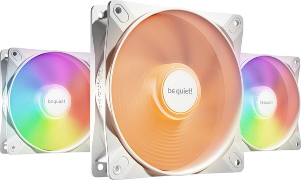 be quiet! Light Wings LX 120mm PWM Ανεμιστήρας PC, Λευκό, 3-pack (BL122)