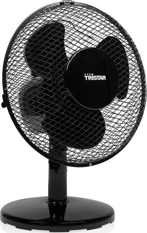 Tristar VE-5722 Επιτραπέζιος ανεμιστήρας, διάμετρος 23 cm, μαύρο, 2 ταχύτητες, 30 W, ταλάντωση
