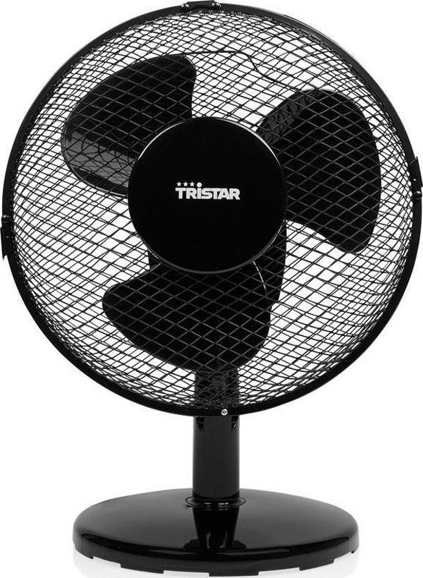 Tristar VE-5722 Επιτραπέζιος ανεμιστήρας, διάμετρος 23 cm, μαύρο, 2 ταχύτητες, 30 W, ταλάντωση