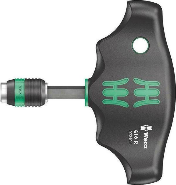 Wera Λαβή Τ με Υποδοχή Rapidaptor για Μύτες 1/4", Εργονομική, με Μαγνήτη