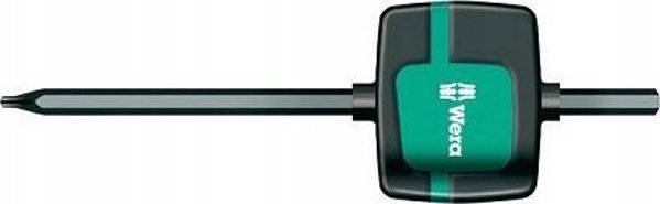 Wera Κλειδί TORX® 1267 B, TX15 / 4.0mm, Επαγγελματικό Κατσαβίδι Διπλής Όψης με Λαβή BlackLaser
