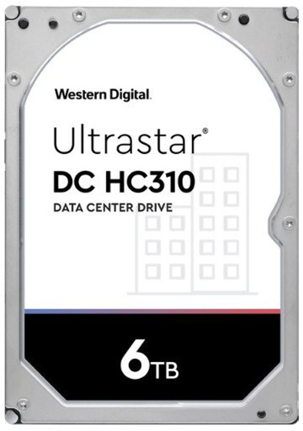 Western Digital Ultrastar DC HC310 dysk twardy 6 TB 7200 RPM 256 MB 3.5" SAS
