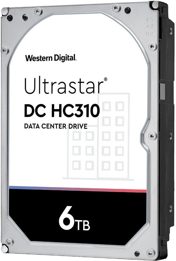 Western Digital Ultrastar DC HC310 dysk twardy 6 TB 7200 RPM 256 MB 3.5" SAS