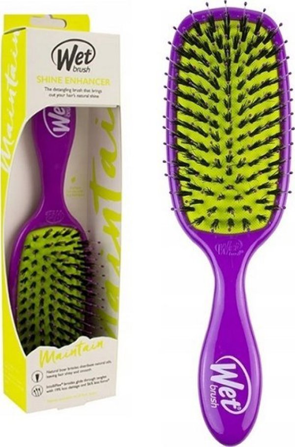 Wet Brush Wet Brush, Shine Enhancer, Detangler, Hair Brush, Purple, Maintain For Women