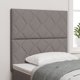 vidaXL κεφαλάρι με διαμάντια σε καφέ Taupe, 100 cm και 200 cm