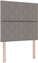 vidaXL κεφαλάρι με διαμάντια σε καφέ Taupe, 100 cm και 200 cm