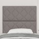 vidaXL κεφαλάρι με διαμάντια σε καφέ Taupe, 100 cm και 200 cm