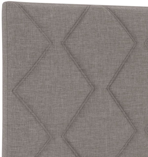 vidaXL κεφαλάρι με διαμάντια σε καφέ Taupe, 100 cm και 200 cm