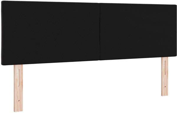 Κεφαλάρι vidaXL με διαμάντια μαύρο 140 cm βελούδο