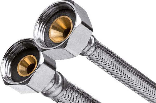 Εύκαμπτος σωλήνας σύνδεσης Invena GW / GW 3/8" x 3/8" (WS-03-020)