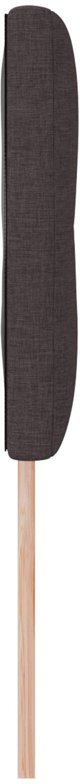 Wezglowie z guzikami, ciemny braz, 160 cm, material