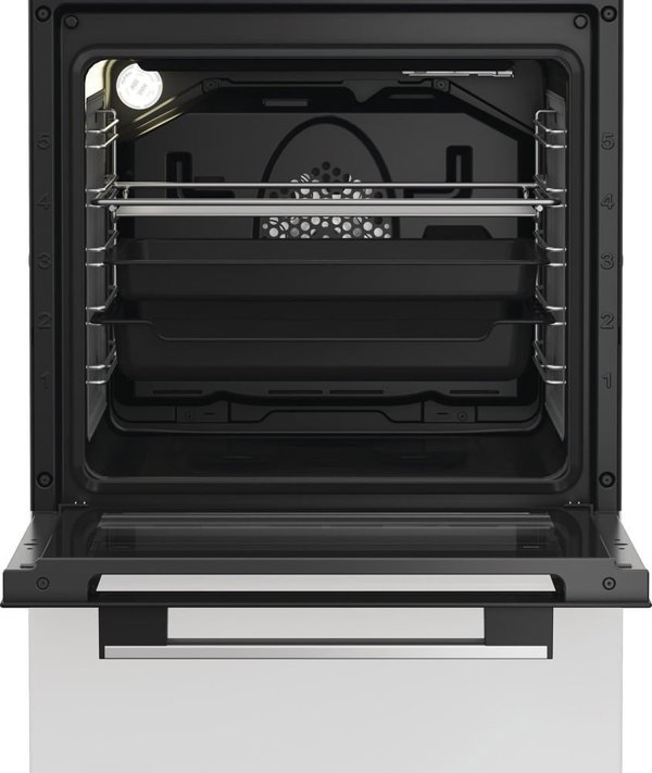 Whirlpool Cooker | Whirlpool | Hob type Vitroceramic | Oven type Electric | White | Width 50 cm | Depth 60 cm | 60 L