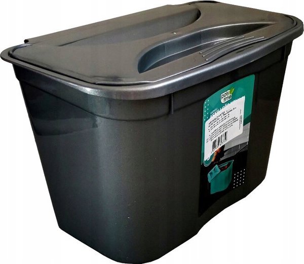 Κρεμαστός κουβάς με καπάκι 5 l - ΓΚΡΙ 270X180X170MM