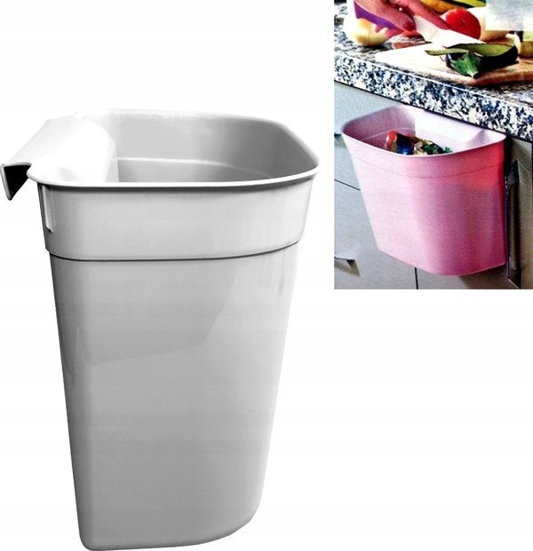 Κρεμαστός κουβάς με καπάκι 5 l - ΓΚΡΙ 270X180X170MM