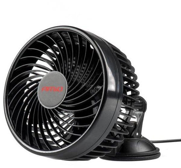Wiatrak samochodowy wentylator z przyssawka 12V Amio-03003