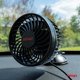 Wiatrak samochodowy wentylator z przyssawka 12V Amio-03003