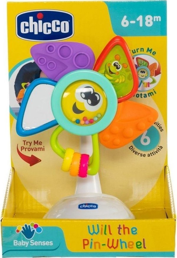 Chicco Παιχνίδι Ανεμιστηράκι για Καρεκλάκι Φαγητού με Βεντούζα