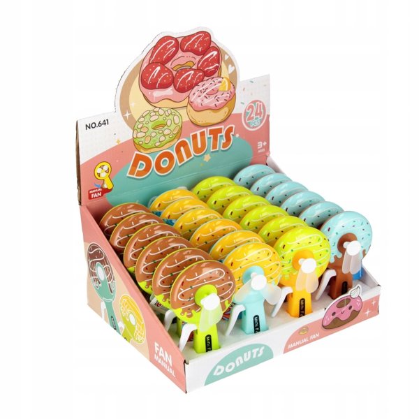 WIATRACZEK DONAT 14CM MIX4 MC DISP 24/576