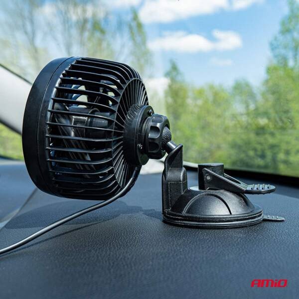 Ανεμιστήρας αυτοκινήτου με βεντούζα 24V AMIO-03004