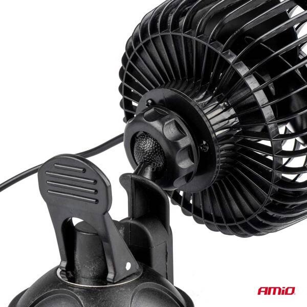 Ανεμιστήρας αυτοκινήτου με βεντούζα 24V AMIO-03004