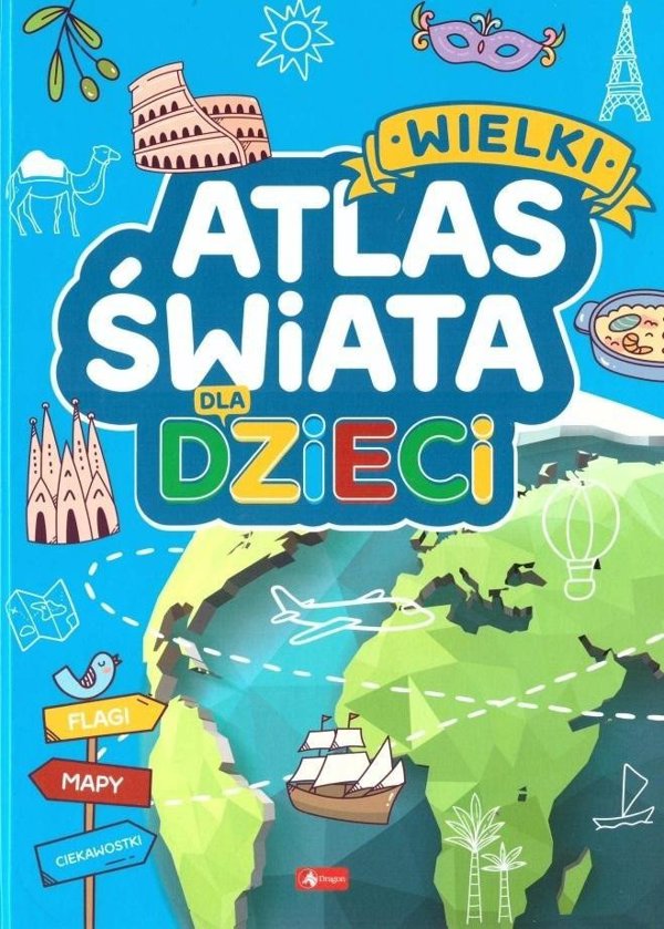 Wielki atlas swiata dla dzieci EDUKAMP
