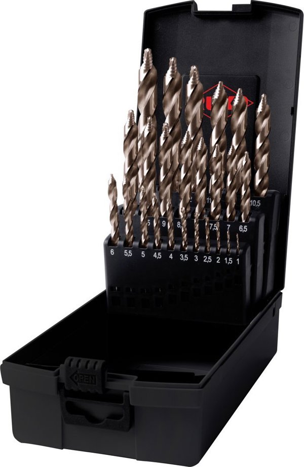 Drill Sourcing σετ τρυπανιών 25 τεμαχίων RUKO HSS-CO Ultimatecut Flowstep 13494840 4007140386199