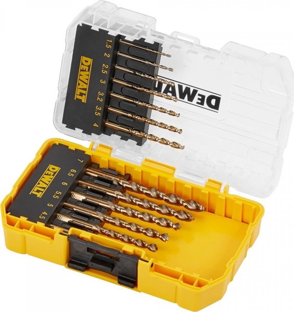 DeWalt DT70710 Σετ Τρυπάνια Μετάλλου Extreme 2, 13 Τεμάχια, HSS, 1.5mm-7mm