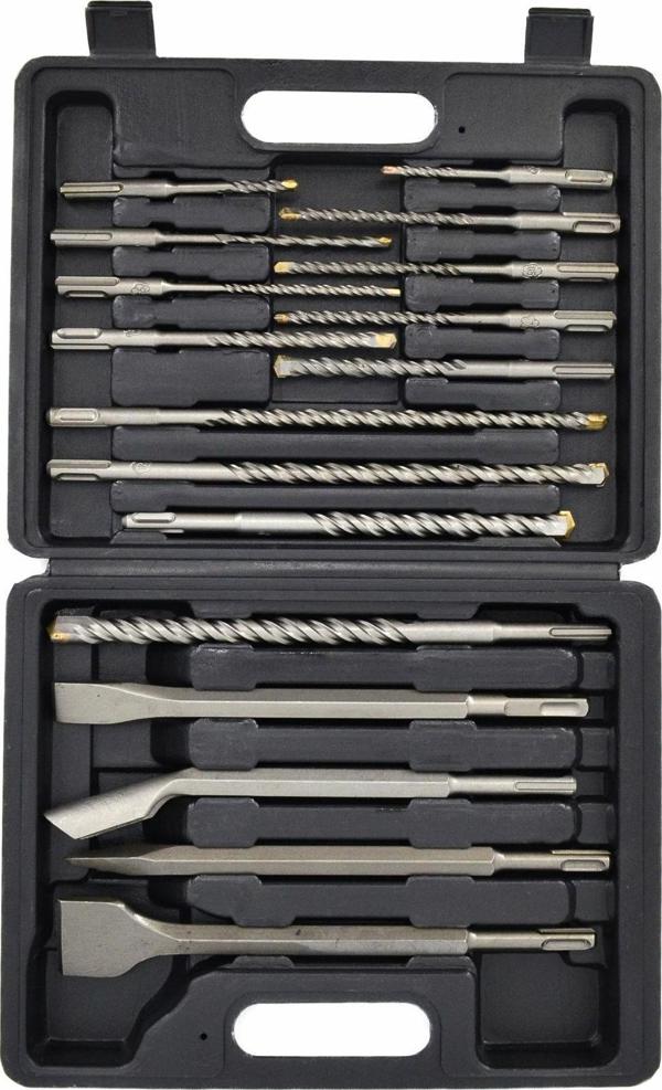 Σετ AWTools AWTOOLS ΔΙΣΚΟΙ ΚΑΙ ΤΡΥΠΑΝΙΑ SDS+ 17 τεμ. AW42917