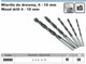 Τρυπάνι Corona ελικοειδές 6 8 10 4 5mm σετ (B0080)