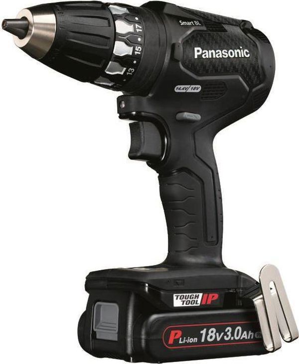 Panasonic Δραπανοκατσάβιδο EY74A3PN2G 18V με 2 Μπαταρίες 3Ah, Φορτιστή και Θήκη Μεταφοράς Systainer
