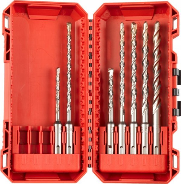 Wiertlo Milwaukee MILWAUKEE SDS PLUS M2 DRILL SET 7 τεμ 5-6-8x110mm - 6-8-10-12x160mm