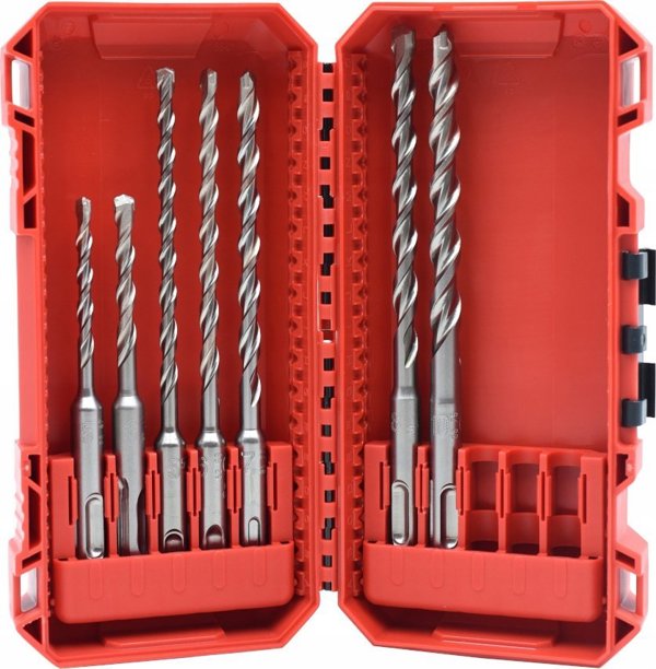 Wiertlo Milwaukee MILWAUKEE SDS PLUS M2 DRILL SET 7 τεμ 5-6-8x110mm - 6-8-10-12x160mm